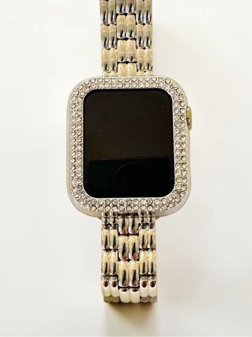 Set of 4 rhinestone bumpers for Apple Watch 40mm
